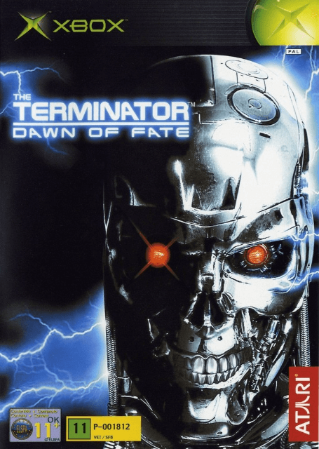 Terminator Dawn of Fate box art for Xbox